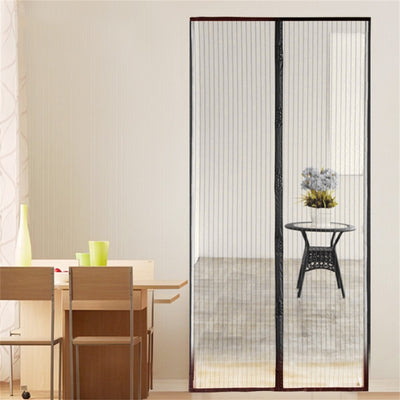 Mesh Door Curtain - Magnetic Screen Door Cover