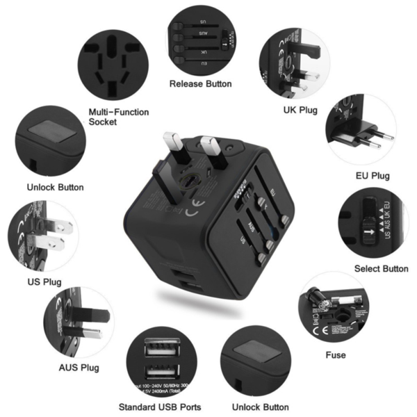 5 In 1 Perfect Travel Adapter