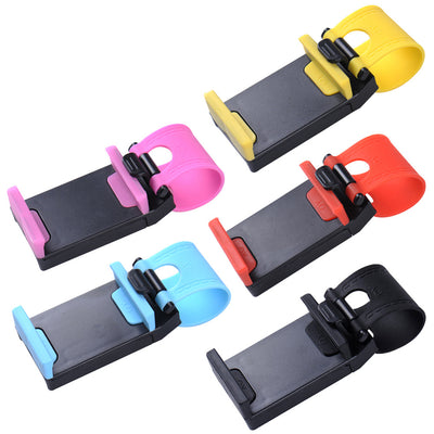Universal Smart Clip Car Steering Wheel Phone Holder Mount