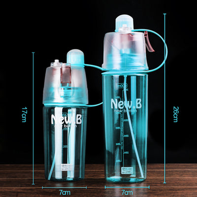 Portable Spray Water Bottle