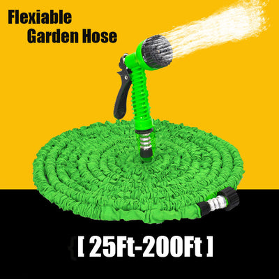 Expandable Magic Flexible Garden Water Hose with Spray Nozzle