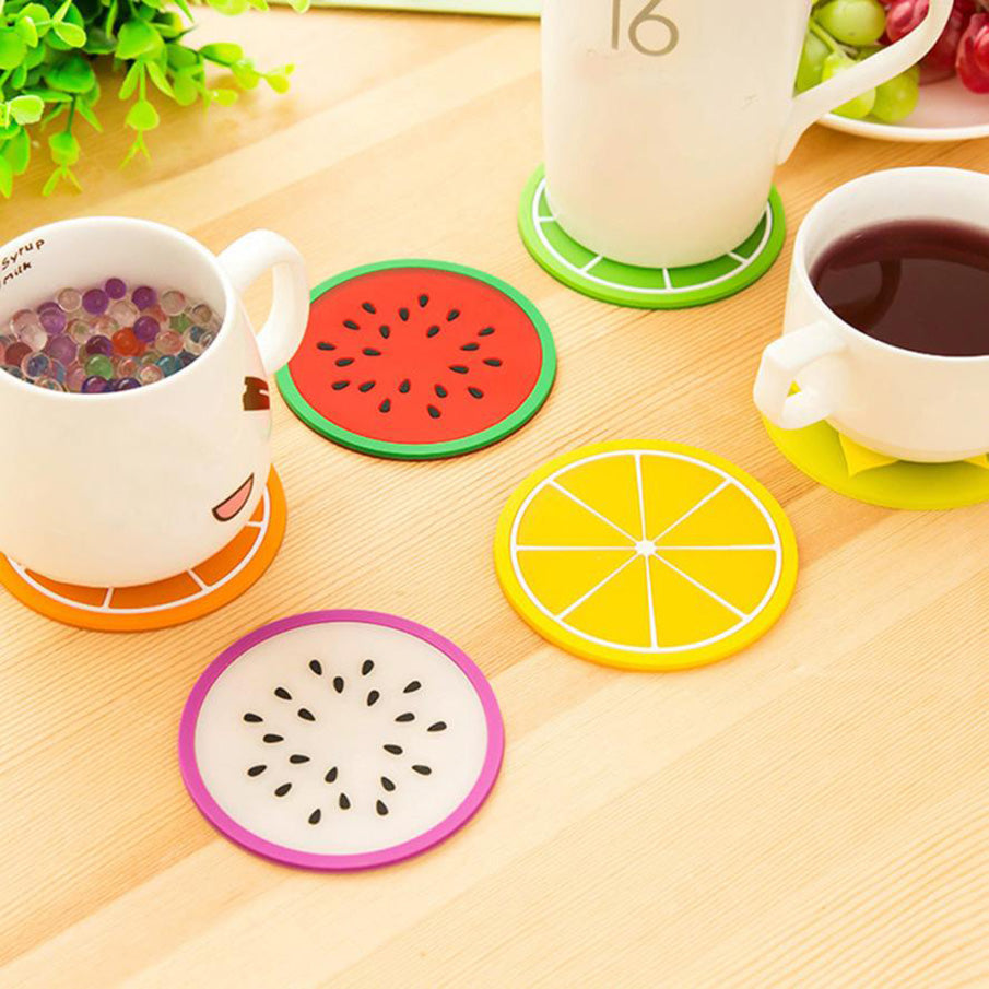 Yummy Jelly Fruit Coasters- Guaranteed Non-Slip!