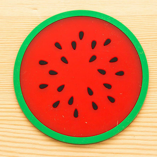 Yummy Jelly Fruit Coasters- Guaranteed Non-Slip!