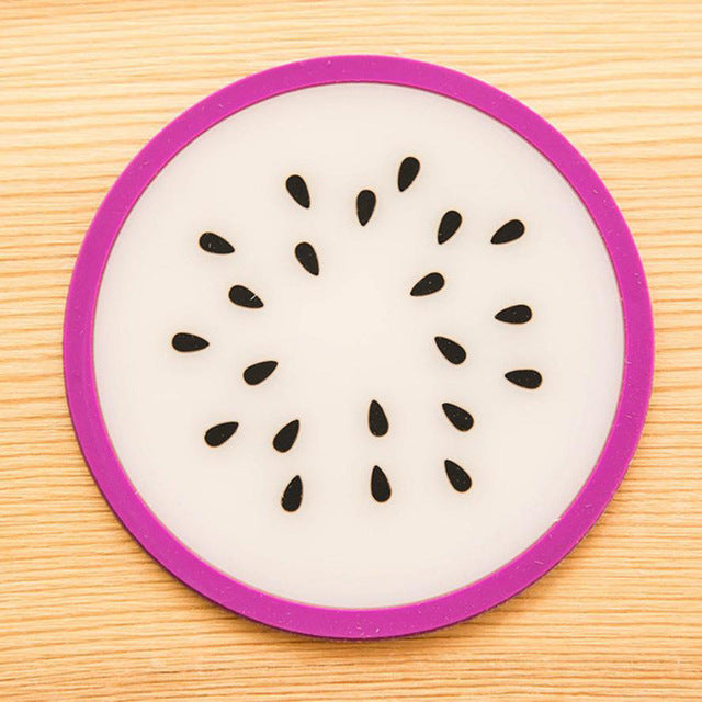Yummy Jelly Fruit Coasters- Guaranteed Non-Slip!