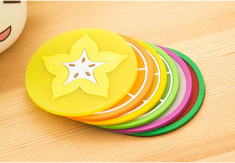 Yummy Jelly Fruit Coasters- Guaranteed Non-Slip!