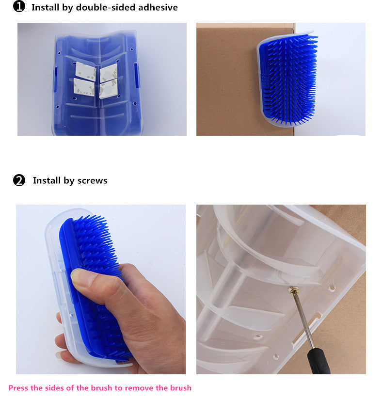 Self-Grooming Cat Massage Brush