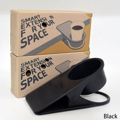 Clip on Cup Holder - Holds Beverage, For any Desk and Table!