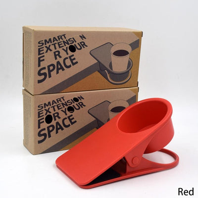 Clip on Cup Holder - Holds Beverage, For any Desk and Table!