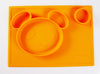 "NO MESS" BABY FEEDING PLATE AND MAT - SUPER STICKY, NO MORE FOOD MESS!