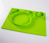 "NO MESS" BABY FEEDING PLATE AND MAT - SUPER STICKY, NO MORE FOOD MESS!