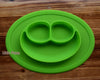 "NO MESS" BABY FEEDING PLATE AND MAT - SUPER STICKY, NO MORE FOOD MESS!