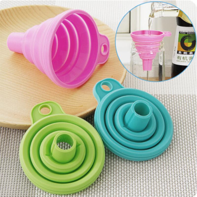 Silicone Collapsible Kitchen Funnel