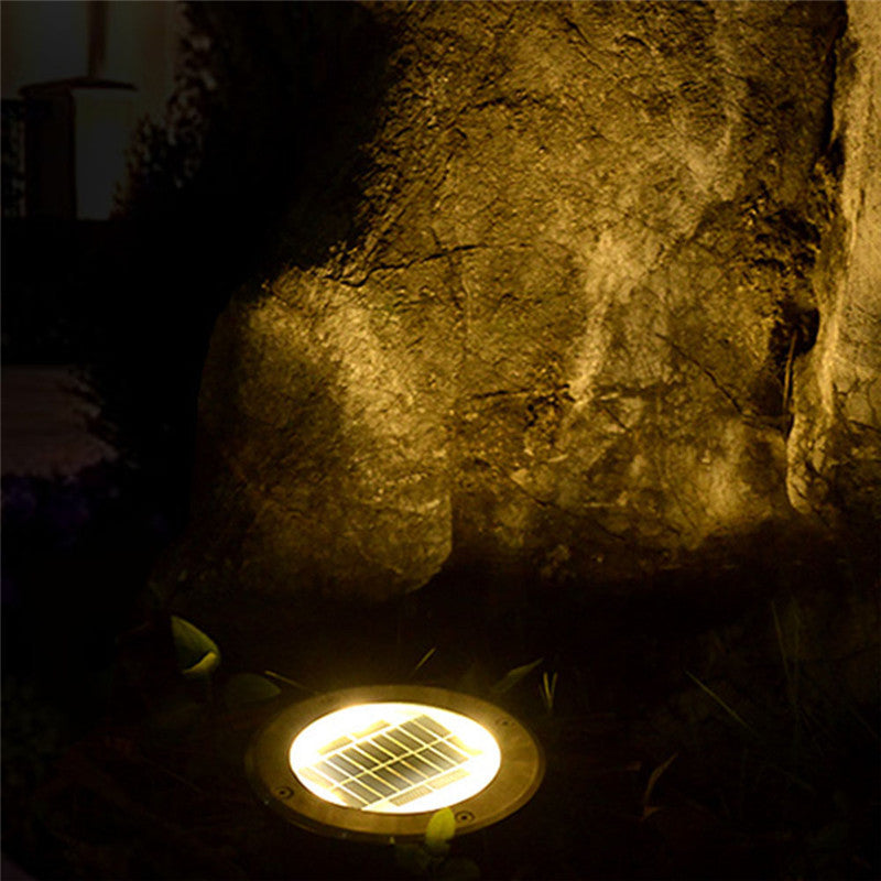 Solar Power Floor Path LED Light ( 4 pcs )