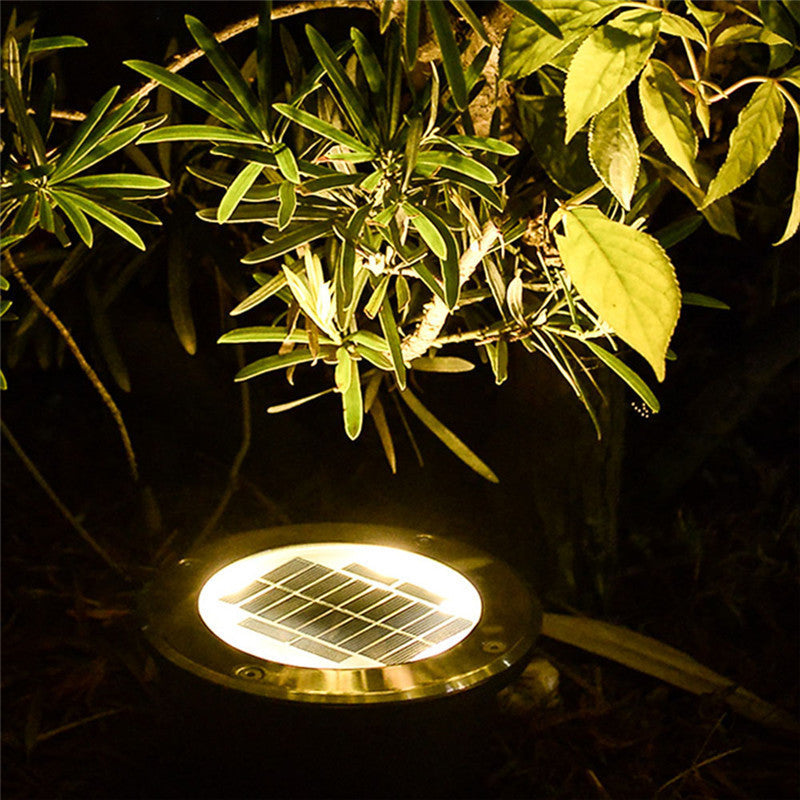 Solar Power Floor Path LED Light ( 4 pcs )