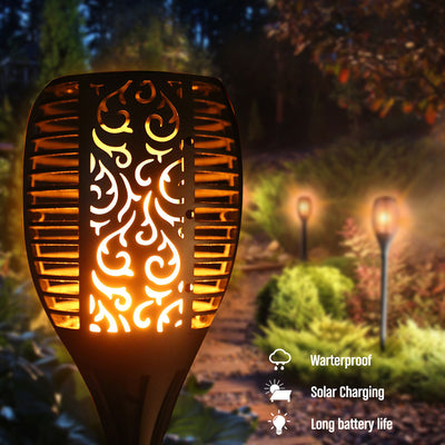 Flame Solar LED Lamp