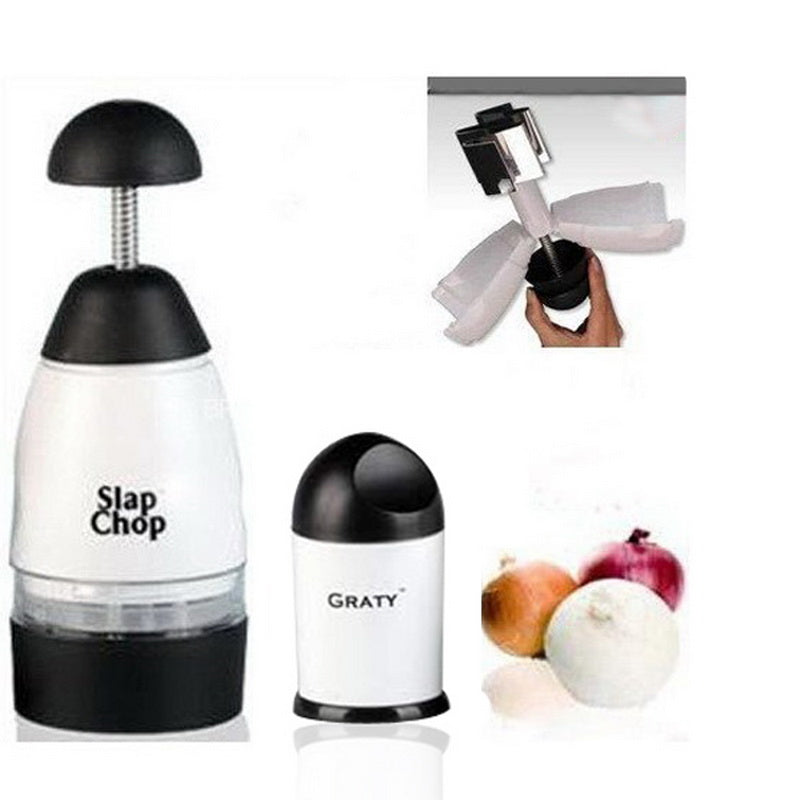 Slap Chop Multi-Purpose Food Chopper With Bonus Gourmet Cheese Grater