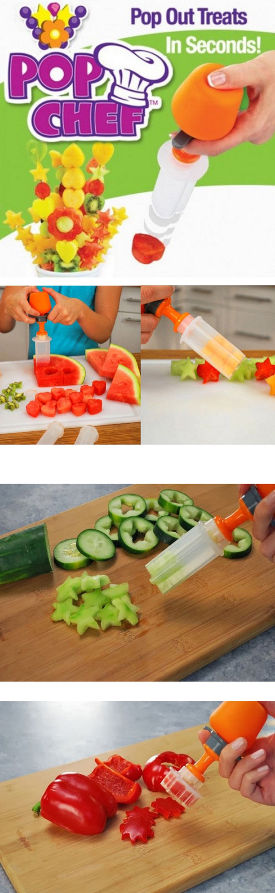 Vegetable & Fruit Shape Pop Cutter
