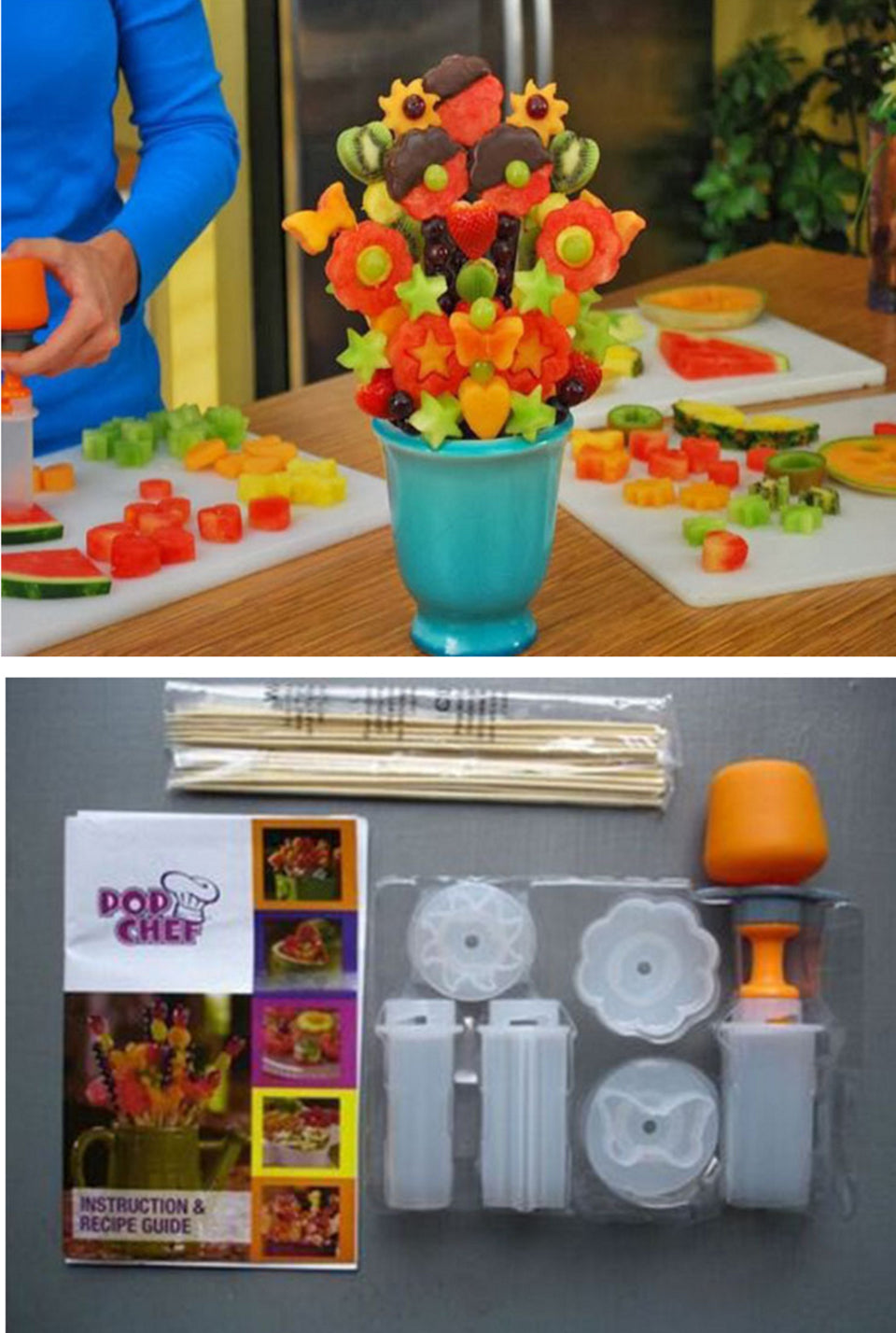 Vegetable & Fruit Shape Pop Cutter