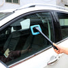 Pivoting Windshield Wiper With Microfiber Cloth