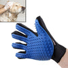 Pet deshedding brush glove