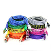 Extra Long (10 Ft) Fiber Cloth Sync & Charge USB Android Cable - Assorted Colors