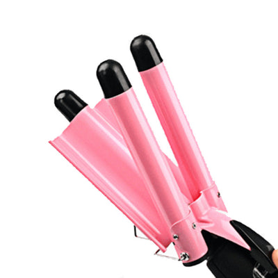 LCD Display Ceramic Triple Barrel Curling Iron [BEST SELLER]