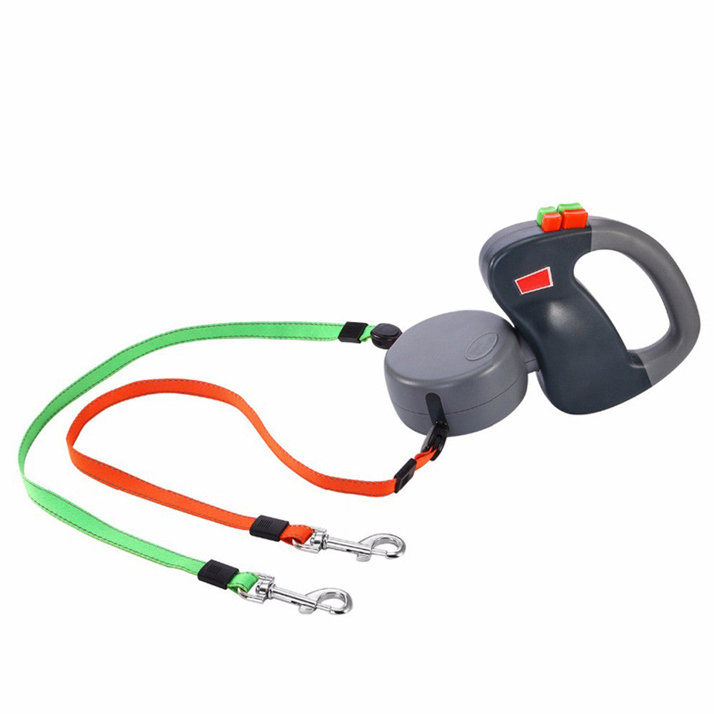 Retractable Dual Dog Leashes