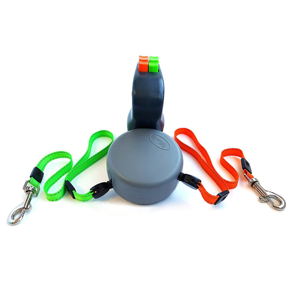 Retractable Dual Dog Leashes