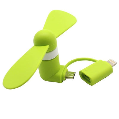 Mini Portable Cell Phone Cooling Fan - Available for iPhone and Android Devices