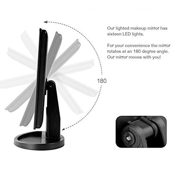 LED Sensor Beauty Mirror