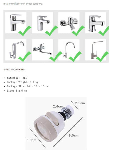 Moveable Kitchen Tap Head