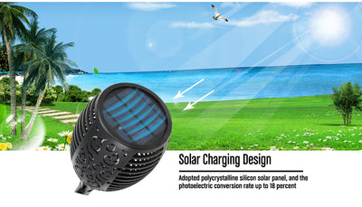 Flame Solar LED Lamp