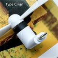 Mini Portable Cell Phone Cooling Fan - Available for iPhone and Android Devices