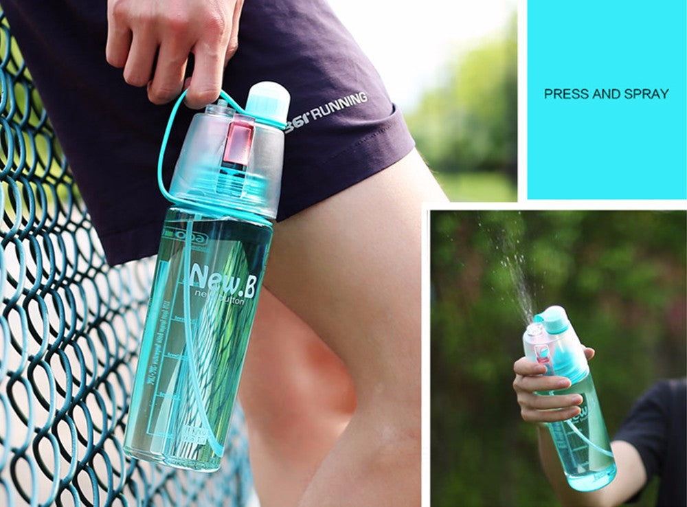 Portable Spray Water Bottle