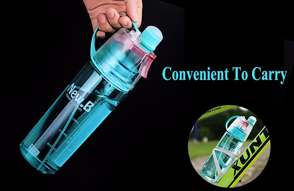 Portable Spray Water Bottle