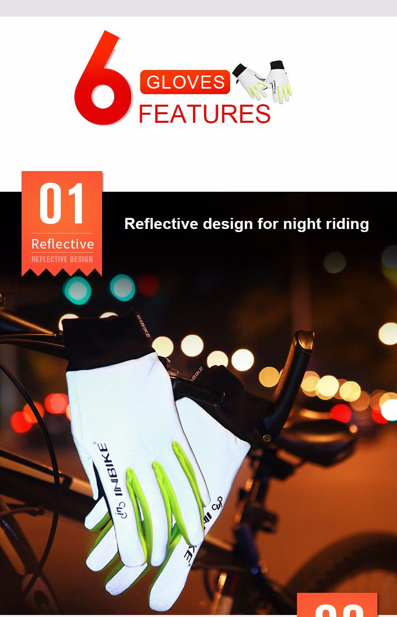 Reflective Cycling Gloves