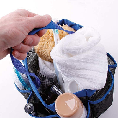 8-Pocket Portable Quick Dry Mesh Shower Caddy